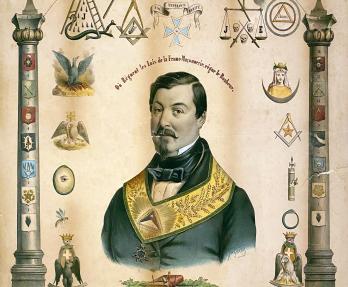 Masonic portrait of Lucien Murat