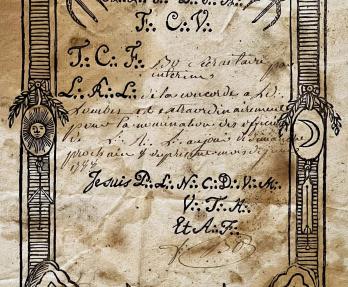 An archive of Masonic letters from the times of the First French Revolution